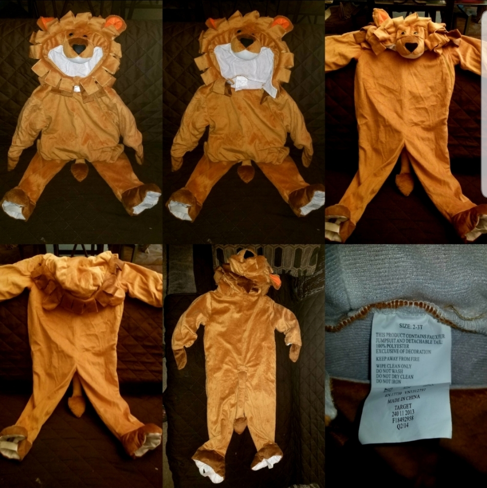 Adorable Lion King Toddler Costume/PJ